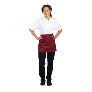Predpasnik natakarja Bordeaux iz polikotona 373 x 750 mm - Whites Chefs Clothing - Fourniresto