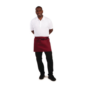 Predpasnik natakarja Bordeaux iz polikotona 373 x 750 mm - Whites Chefs Clothing - Fourniresto