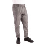 Hlače za kuhanje Jogger s tankimi črnimi in belimi črtami - Velikost XL - Chef Works - Fourniresto