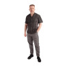 Hlače za kuhanje Jogger s tankimi črnimi in belimi črtami - Velikost XL - Chef Works - Fourniresto