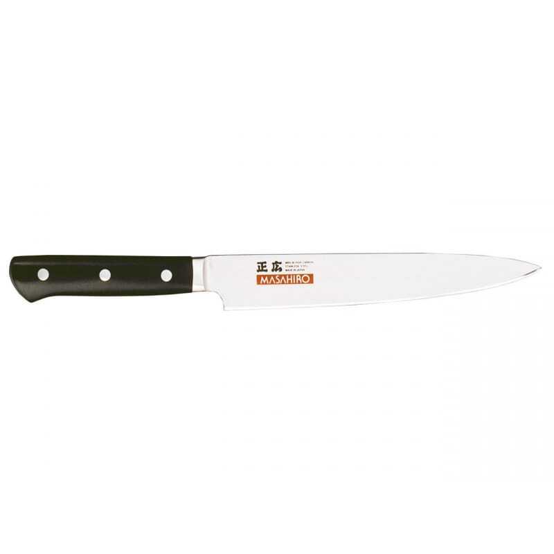 Nož za rezanje s 20 cm japonskim rezilom kakovosti Masahiro. Nož za rezanje s 20 cm japonskim rezilom kakovosti Masahiro.