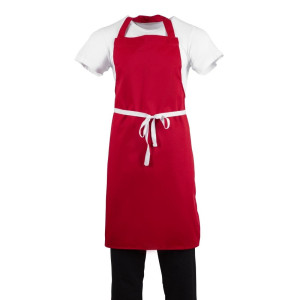 Predpasnik Bavette Rouge iz polikotona - Whites Chefs Clothing - Fourniresto