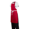 Predpasnik Bavette Rouge iz polikotona - Whites Chefs Clothing - Fourniresto