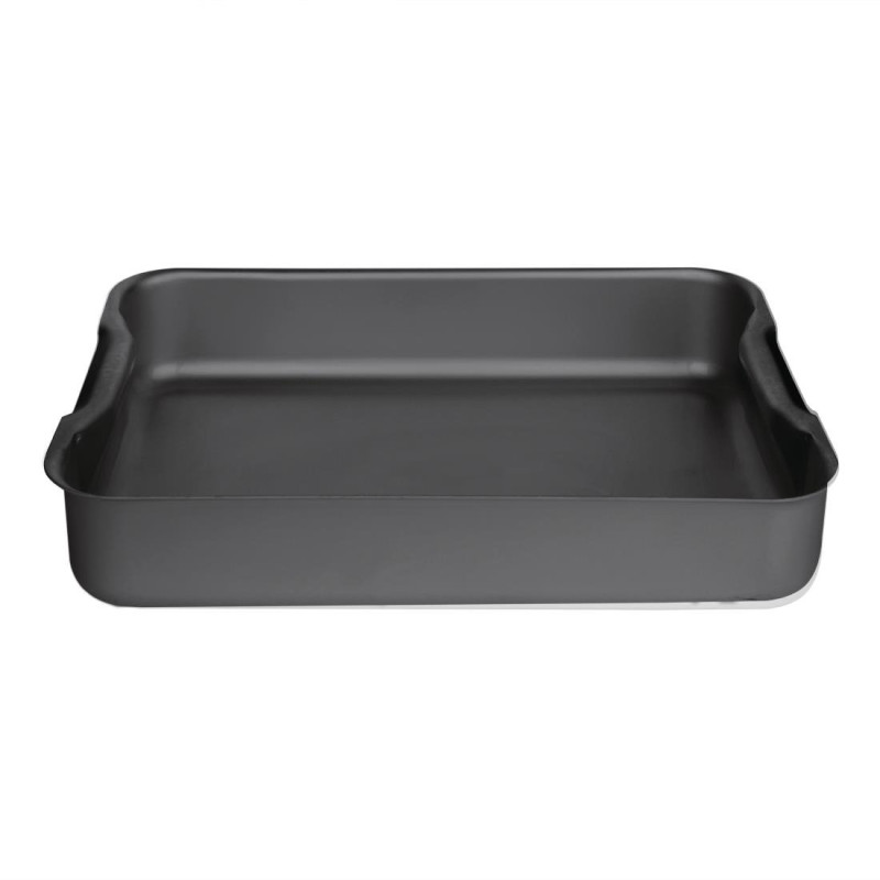 Pekač za pečenje iz anodiziranega aluminija 370 x 265 mm - Vogue - Fourniresto Pekač za pečenje iz anodiziranega aluminija 370 x 265 mm - Vogue - Fourniresto