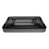 Pekač za pečenje iz anodiziranega aluminija 370 x 265 mm - Vogue - Fourniresto