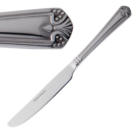 Jesmond Stainless Steel Table Knife - Set of 12 - Olympia - Fourniresto Jesmond Stainless Steel Table Knife - Set of 12 - Olympia - Fourniresto