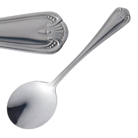 Cuillère À Soupe Ronde Jesmond En Inox - Lot De 12 - Olympia - Fourniresto Cuillère À Soupe Ronde Jesmond En Inox - Lot De 12 - Olympia - Fourniresto