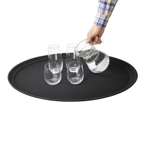 Ovalna plastična protizdrsna plošča 685 x 560 mm - Olympia KRISTALLON - Fourniresto