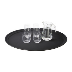 Ovalna plastična protizdrsna plošča 685 x 560 mm - Olympia KRISTALLON - Fourniresto