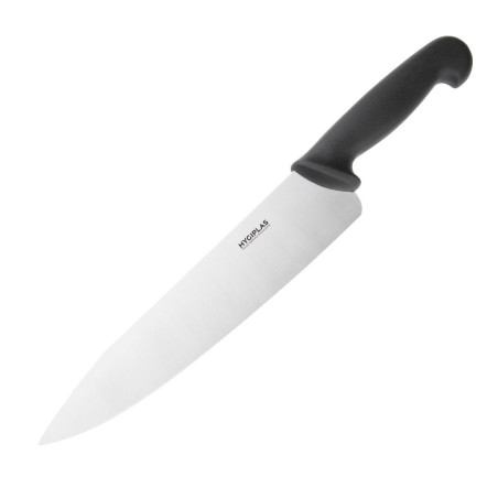 Nož za kuhanje črne barve z rezilom dolžine 25,5 cm - Hygiplas - Fourniresto