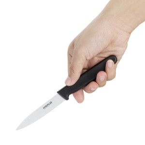 Nož za pisarno črna ravna rezila 7,5 cm - Hygiplas - Fourniresto