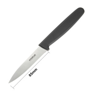 Nož za pisarno črna ravna rezila 7,5 cm - Hygiplas - Fourniresto