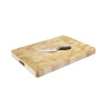 Rezalna deska pravokotne oblike iz lesa 610 x 455 mm - Vogue - Fourniresto