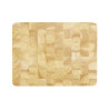 Rezalna deska pravokotne oblike iz lesa 610 x 455 mm - Vogue - Fourniresto