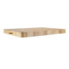 Rezalna deska pravokotne oblike iz lesa 610 x 455 mm - Vogue - Fourniresto