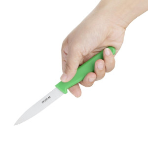Nož za kuhinjo zeleno rezilo 7,5 cm - Hygiplas - Fourniresto
