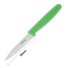 Nož za kuhinjo zeleno rezilo 7,5 cm - Hygiplas - Fourniresto