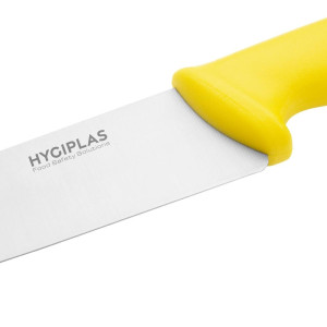 Nož za kuhanje rumene barve, dolžina rezila 21,5 cm - Hygiplas - Fourniresto