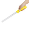 Nož za rezanje rumene nazobčane rezila 25,5 cm - Hygiplas - Fourniresto