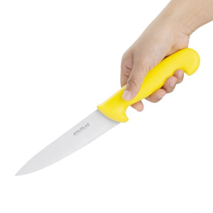 Nož za kuhanje rumene barve, rezilo 16 cm - Hygiplas - Fourniresto