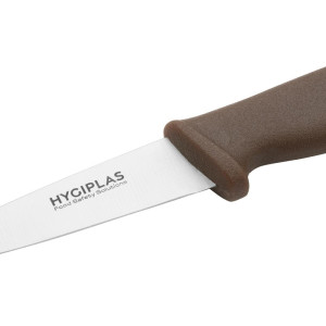Nož za pisarno rjave barve, rezilo 9 cm - Hygiplas - Fourniresto