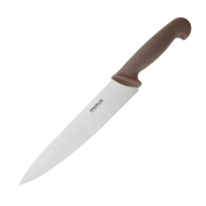 Nož za kuhanje rjave barve, dolžina rezila 21,5 cm - Hygiplas - Fourniresto