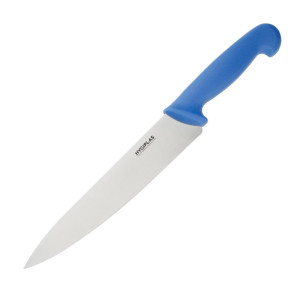 Nož za kuhanje modre barve, rezilo 21,5 cm - Hygiplas - Fourniresto