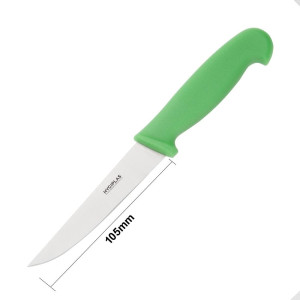 Nož za zelenjavo z zelenim rezilom 10 cm - Hygiplas - Fourniresto