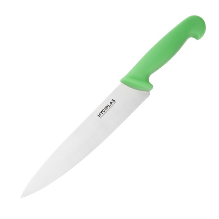 Nož za kuhanje zeleno rezilo 21,5 cm - Hygiplas - Fourniresto
