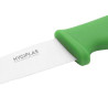 Nož za zelenjavo z zelenim nazobčanim rezilom 10 cm - Hygiplas - Fourniresto