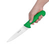 Nož za kuhanje zeleno rezilo 16 cm - Hygiplas - Fourniresto