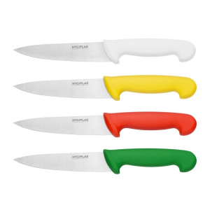 Nož za kuhanje zeleno rezilo 16 cm - Hygiplas - Fourniresto