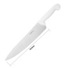 Nož za kuhanje bela rezila 25,5 cm - Hygiplas - Fourniresto