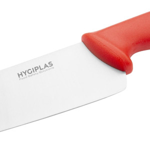 Nož za kuhanje rdeča rezila 25,5 cm - Hygiplas - Fourniresto