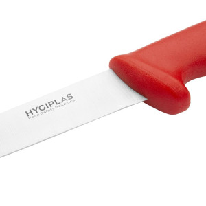 Nož za razkosavanje rdeča trda rezila 15 cm - Hygiplas - Fourniresto