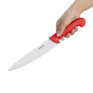 Nož za kuhanje rdeča rezila 21,5 cm - Hygiplas - Fourniresto