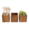 Škatla za vrečke 100 x 100 mm - T&G Woodware - Fourniresto