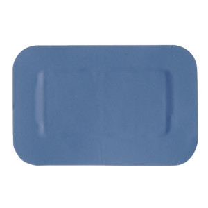 Odstranljivi modri obliži 28 x 38 mm - paket 50 kosov - FourniResto - Fourniresto