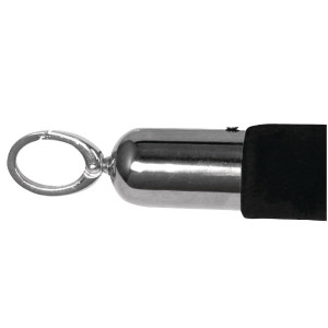 Črna sprejemna vrvica z inox konico in kavlji iz zlitine L 1500 m - Bolero - Fourniresto