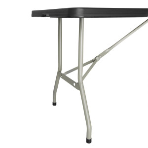 Prenosljiva črna miza središčna 180 cm - Bolero - Fourniresto