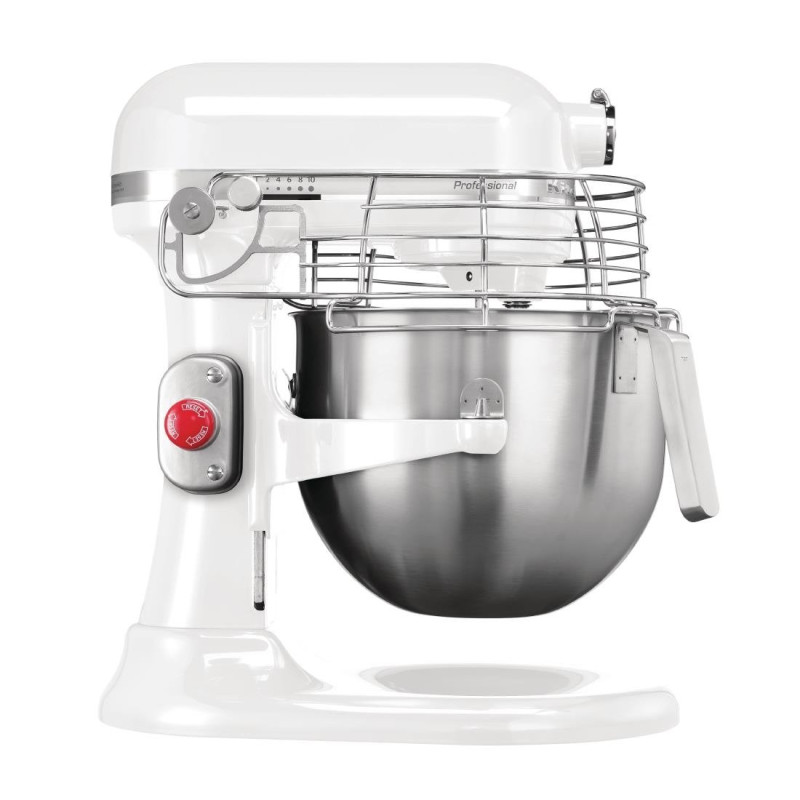Profesionalni mešalnik bel 6,9 L - KitchenAid - Fourniresto Profesionalni mešalnik bel 6,9 L - KitchenAid - Fourniresto