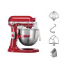 Profesionalni mešalnik rdeče barve Empire 6,9 L - KitchenAid - Fourniresto