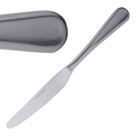 Couteau De Table Roma En Inox - Lot De 12 - Olympia - Fourniresto Couteau De Table Roma En Inox - Lot De 12 - Olympia - Fourniresto