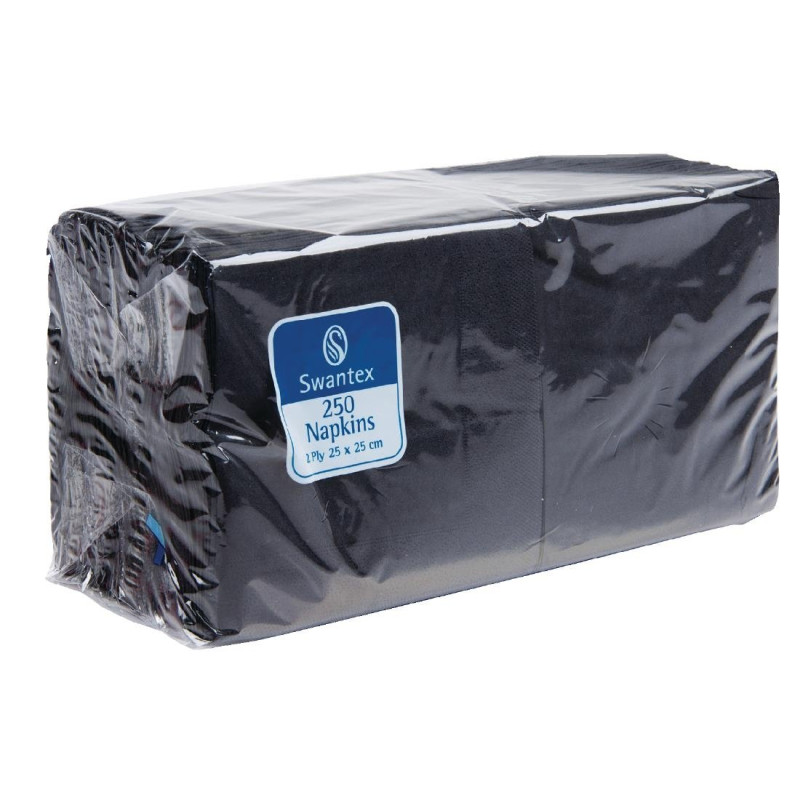 Prtički za koktajle črne barve 2-slojni 250 x 250 mm - paket 2000 kosov - FourniResto - Fourniresto Prtički za koktajle črne barve 2-slojni 250 x 250 mm - paket 2000 kosov - FourniResto - Fourniresto