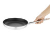 Ponev s protioprijemnim premazom za indukcijo Ø 240 mm - Vogue - Fourniresto