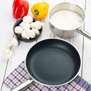 Ponev s protioprijemnim premazom za indukcijo Ø 240 mm - Vogue - Fourniresto