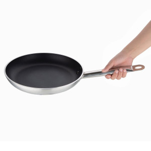 Ponev s protioprijemnim premazom za indukcijo Ø 280 mm - Vogue - Fourniresto