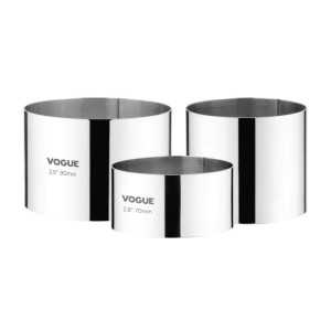 Krogla za mousse iz nerjavečega jekla Ø 90 mm V 60 mm - Vogue - Fourniresto
