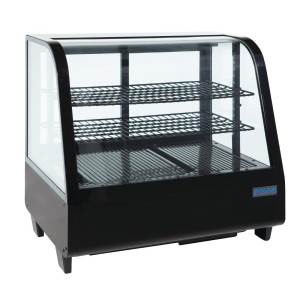 Hladilna vitrina za pult črna 100 L - Polar - Fourniresto