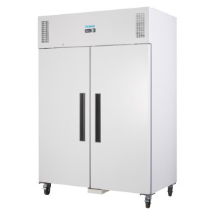 Hladilna omara s pozitivno temperaturo bela GN 2/1 dvojna vrata 1200 L - Polar - Fourniresto